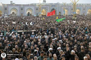 وداع با پیکر رئیس&zwnj;جمهور شهید و همراهان در مشهدالرضا&zwnj;&zwnj;علیه السلام -1