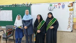 دختران ماه خمینی‌شهر سفیران امام رضا (ع) در مدارس