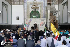 گردهمایی موکب&zwnj;داران اربعین در حرم مطهر