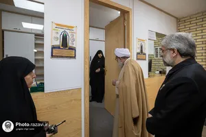 بازدید تولیت آستان قدس رضوی از بخش شمیم رضوان