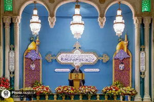 آیین خطبه&zwnj;خوانی خادمان حرم مطهر حضرت معصومه سلام الله علیها