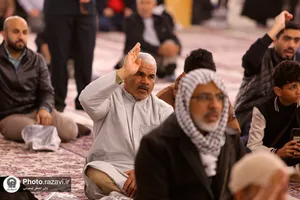 مراسم جشن مبعث پیامبر اکرم ویژه زائران عرب زبان در حرم مطهر رضوی