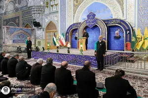 بزرگداشت سومین سالگرد شهادت سردار سلیمانی در حرم مطهر رضوی - 2