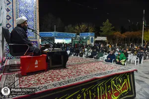 مراسم احیا شبهای قدر در آرامگاه خواجه&zwnj;ربیع