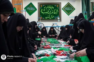 کارگاه دوخت لباس شیرخوارگان حسینی