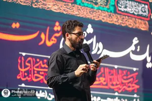 عزاداری شب تاسوعای حسینی در اجتماع مردمی میدان جانباز مشهد