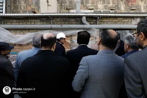 بازدید جمعی از مدیران بنیاد کرامت رضوی از پروژه&zwnj;های عمرانی حرم مطهر