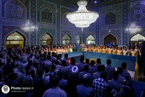 تجدید بیعت سربازان نیروهای مسلح با آرمان&zwnj;های رهبر شهید انقلاب