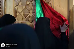 حال و هوای حرم مطهر رضوی در شب شهادت امام صادق علیه&zwnj;السلام