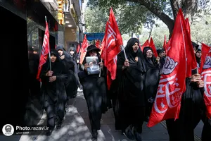 سوگواری زنان محله نوغان در سالروز شهادت امام هشتم علیه&zwnj;السلام