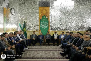 دیدار جمعی از ورزشکاران با تولیت آستان قدس رضوی