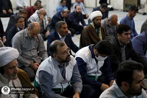 حضور تولیت آستان قدس رضوی در مسجد جامع خرمشهر