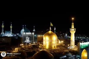 آیین نقاره&zwnj;نوازی به مناسبت عید مبعث در حرم مطهر رضوی