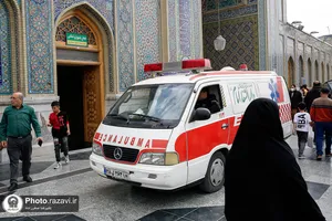 استقبال از بهار در حرم مطهر رضوی