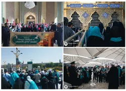 تشرف زائران جمهوری آذربایجان و ترکیه به حرم مطهر رضوی