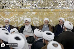 نشست جمعی از اساتید و فضلای حوزه علمیه خراسان با تولیت آستان قدس رضوی