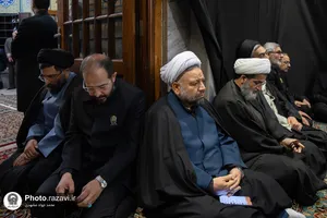 مجلس روضه فاطمیه در حرم مطهر رضوی-1