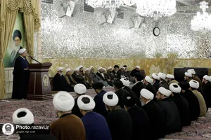 دیدار اعضاء مجمع خطبای حوزه علمیه خراسان با تولیت آستان قدس رضوی