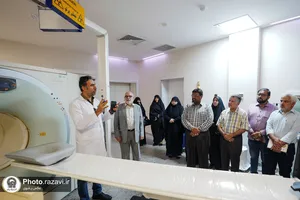 بازدید واقفین و ناذرین از بیمارستان رضوی