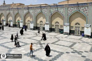 ارائه دستاوردهای آستان قدس رضوی در نمایشگاه محیطی صحن کوثر
