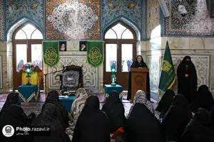 مراسم میلاد امام حسین(علیه&zwnj;السلام) در رواق نجمه خاتون