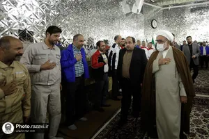 دیدار کارگران نمونه استان خراسان رضوی با تولیت آستان قدس رضوی