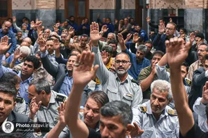 تشرف جمعی از کارکنان حمل و نقل عمومی مشهد مقدس