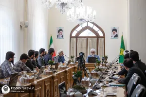 دیدار اعضای بسیج دانشجویی دانشگاه رضوی با تولیت آستان قدس رضوی