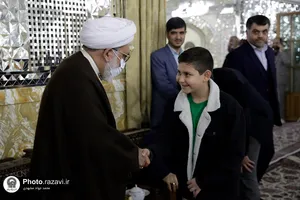 مراسم جشن میلاد امیرالمومنین در تالار ولایت حرم مطهر رضوی