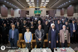 آیین تجلیل از مجید مجیدی در حرم مطهر رضوی
