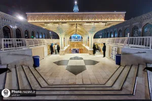 بهسازی مسیر ورودی رواق دارالحجه حرم مطهر رضوی