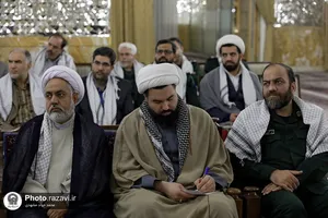 دیدار فرماندهان نواحی و حوز&zwnj;ه&zwnj;های بسیج با تولیت آستان قدس رضوی