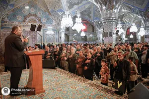 عزاداری شهادت حضرت زهرا سلام&zwnj;الله علیها در رواق امام خمینی (ره)
