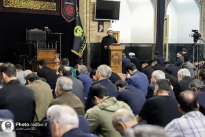 عزاداری روز شهادت امام صادق علیه&zwnj;السلام در حرم مطهر رضوی