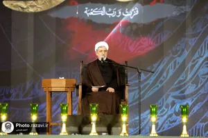 مراسم احیاء شب بیست و یکم ماه رمضان در حرم مطهر رضوی - 1