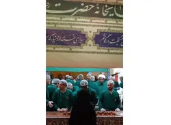 خدمت عاشقانه خادمان عتبه عسکریه، کاظمیه و حسینیه در حرم رضوی