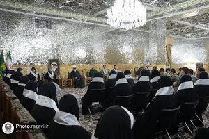 دیدار فعالان بسیج دانش&zwnj;آموزی شهرستان مشهد با تولیت آستان قدس رضوی