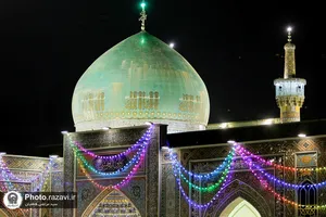 حال و هوای حرم مطهر رضوی در شب میلاد امام حسن مجتبی علیه السلام