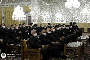 دیدار سرکشیکان و خدام حرم مطهر با تولیت آستان قدس رضوی