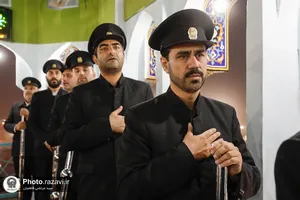 نواختن آخرین نقاره قبل از ماه محرم در حرم مطهر رضوی