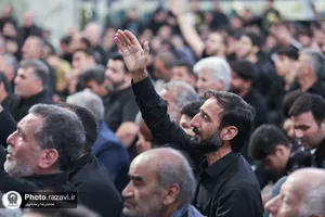 اجتماع عزاداران آذری زبان در حرم مطهر رضوی
