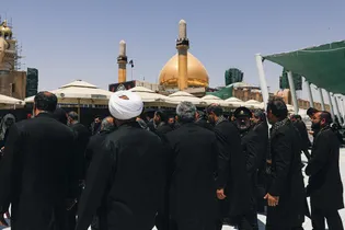 تشرف کاروان سفیران امام رئوف علیه‌السلام به حرم امامین عسکریین علیهماالسلام
