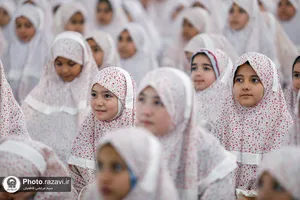 جشن عبادت ۸۸۸ دختر امام رضایی