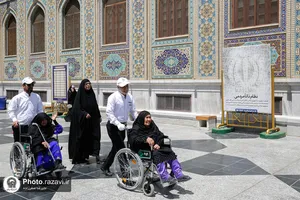 خدمت&zwnj;رسانی خادمان رضوی در انتخابات ریاست جمهوری