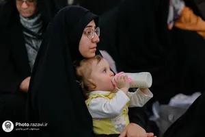 مناجات خوانی دهه آخر ماه مبارک رمضان در حرم مطهر رضوی