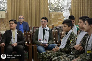دیدار فعالان بسیج دانش&zwnj;آموزی شهرستان مشهد با تولیت آستان قدس رضوی