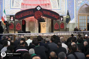 اجتماع عزاداران آذری زبان در رواق امام خمینی (ره)