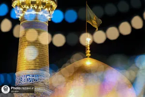حال و هوای حرم مطهر رضوی در شب عید غدیر-2