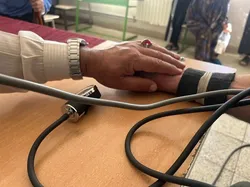 برپایی اردوی جهادی سلامت در روستای گلابر زنجان