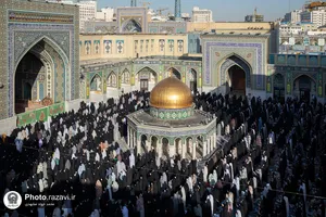 اقامه نماز عید فطر در حرم مطهر رضوی-1